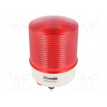 S125L-24-R; Signaller: lighting; continuous light,blinking light; red; 24VDC; QLIGHT