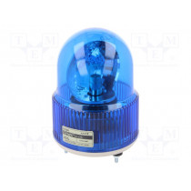 S125R-24-B; Signaller: lighting; rotating light; blue; Series: S125; 24VDC; QLIGHT