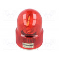 S125R-24-R; Signaller: lighting; rotating light; red; Series: S125; 24VDC; IP44; QLIGHT