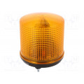 S125S-24-A; Signaller: lighting; flashing light; amber; Series: S125; 24VDC; QLIGHT