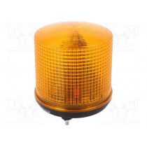S125S-24-A; Signaller: lighting; flashing light; amber; Series: S125; 24VDC; QLIGHT