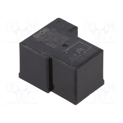 S12H-PAS-12; Relay: electromagnetic; SPST-NC; Ucoil: 12VDC; Icontacts max: 40A; SHORI ELECTRIC S12H-PAS-12; Relay: electromagnetic; SPST-NC; Ucoil: 12VDC; Icontacts max: 40A; SHORI ELECTRIC