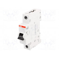 2CDS251001R0974; Circuit breaker; 230VAC; Inom: 1.6A; Poles: 1; DIN; Charact: C; 6kA; ABB