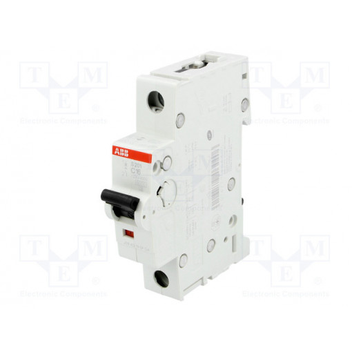 2CDS251001R0164; Circuit breaker; 230VAC; Inom: 16A; Poles: 1; DIN; Charact: C; 6kA; ABB