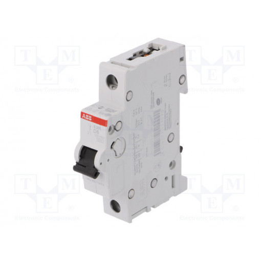2CDS251001R0061; Circuit breaker; Inom: 6A; Poles: 1; DIN; Charact: D; 6kA; IP20; ABB