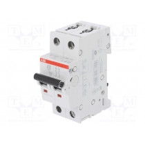 2CDS252001R0325; Circuit breaker; 400VAC; Inom: 32A; Poles: 2; DIN; Charact: B; 6kA; ABB