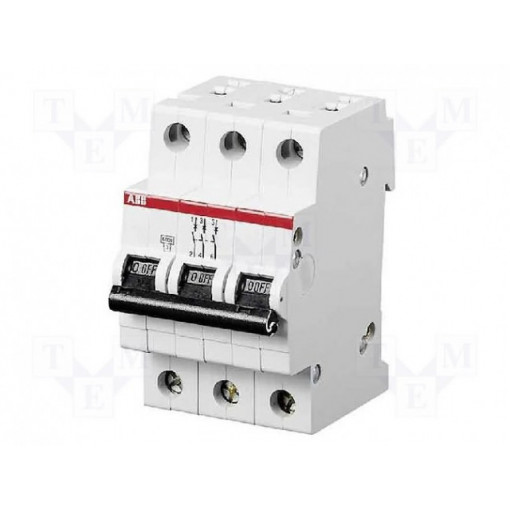 2CDS253001R0164; Circuit breaker; 400VAC; Inom: 16A; Poles: 3; DIN; Charact: C; 6kA; ABB