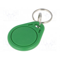 S303B-GN; RFID pendant; ISO/IEC14443-3-A; green; 13.56MHz; Mat: plastic; 