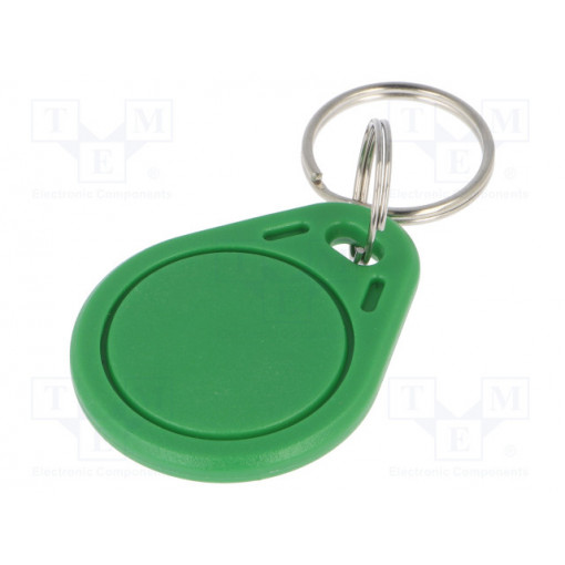 S303B-GN; RFID pendant; ISO/IEC14443-3-A; green; 13.56MHz; Mat: plastic; 