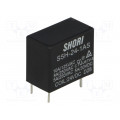 S5H-24-1AS; Relay: electromagnetic; SPST-NO; Ucoil: 24VDC; 5A/250VAC; 5A/30VDC; SHORI ELECTRIC