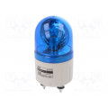 S60R-24-B; Signaller: lighting; rotating light; blue; Series: S60; 24VDC; IP44; QLIGHT