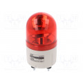 S60R-24-R; Signaller: lighting; rotating light; red; Series: S60; 24VDC; IP44; QLIGHT