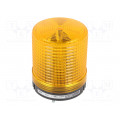 S80S-24-A; Signaller: lighting; flashing light; amber; Series: S80; 24VDC; QLIGHT