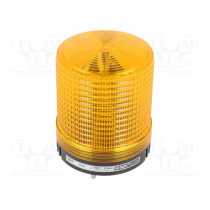 S80S-24-A; Signaller: lighting; flashing light; amber; Series: S80; 24VDC; QLIGHT