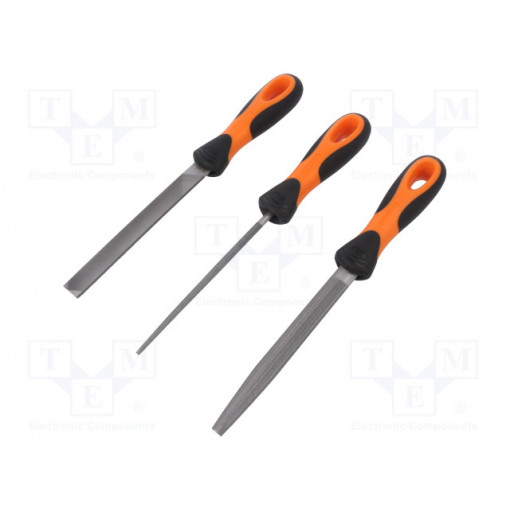 1-473-06-2-2; Kit: files; half planisher; for metal; Number of files: 3; 150mm; BAHCO 1-473-06-2-2; Kit: files; half planisher; for metal; Number of files: 3; 150mm; BAHCO