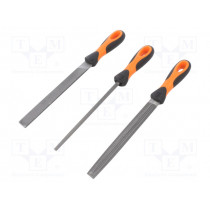 1-473-08-2-2; Kit: files; half planisher; for metal; Number of files: 3; 200mm; BAHCO 1-473-08-2-2; Kit: files; half planisher; for metal; Number of files: 3; 200mm; BAHCO