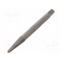 1421-2.1; Screw extractor; Dia: 2.1÷4.9mm; L: 57mm; Tipwidth: 2.6mm; BAHCO