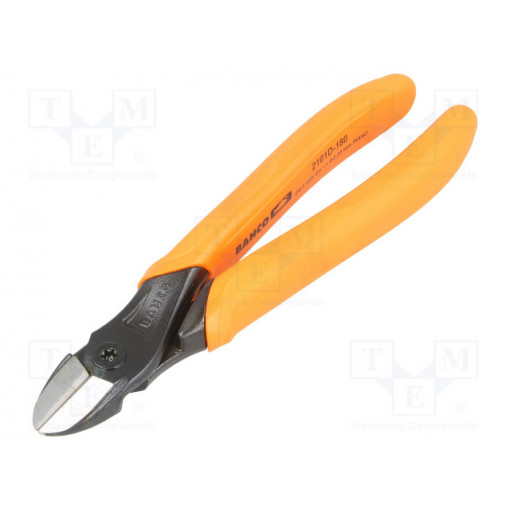 2101D-180; Pliers; side,cutting; Pliers len: 180mm; BAHCO