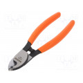 2233D-160IP; Pliers; side,cutting; forged,PVC coated handles; industrial; BAHCO
