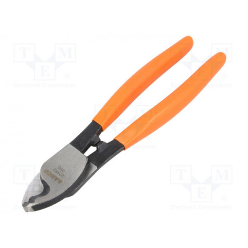 2233D-200IP; Pliers; side,cutting; forged,PVC coated handles; industrial; BAHCO