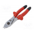 2250V-230; Pliers; insulated,side,cutting; without chamfer; 230mm; 1kVAC; BAHCO
