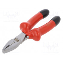 2678V-180; Pliers; insulated,universal; alloy steel; 180mm; 1kVAC; BAHCO