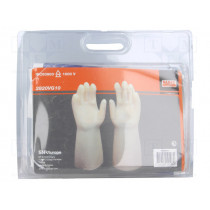 2820VG10; Protective gloves; Size: 10; latex; insulated; 1.5kVDC; BAHCO 2820VG10; Protective gloves; Size: 10; latex; insulated; 1.5kVDC; BAHCO