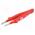 2820VTEE; Tweezers; 150mm; Blades: straight; Blade tip shape: round; BAHCO 2820VTEE; Tweezers; 150mm; Blades: straight; Blade tip shape: round; BAHCO