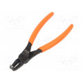2890-140; Pliers; for circlip; internal; 12÷25mm; Pliers len: 140mm; angular; BAHCO