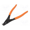 2990-125; Pliers; for circlip; external; 3÷10mm; Pliers len: 125mm; angular; BAHCO