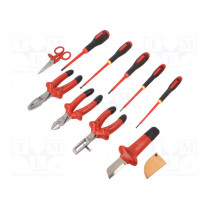 3045V-1; Kit: pliers, insulation screwdrivers; Pcs: 10; BAHCO