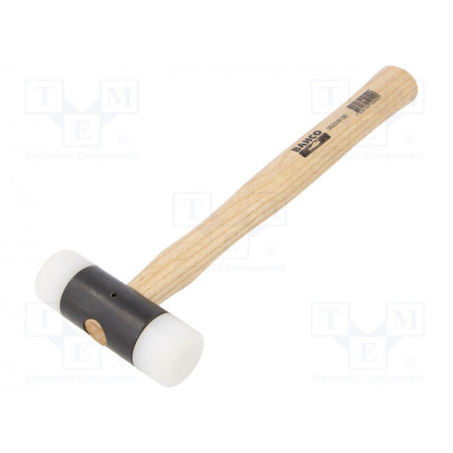 3625W-35; Hammer; 300mm; W: 100mm; 550g; Size: 35mm; round; nylon; wood; BAHCO