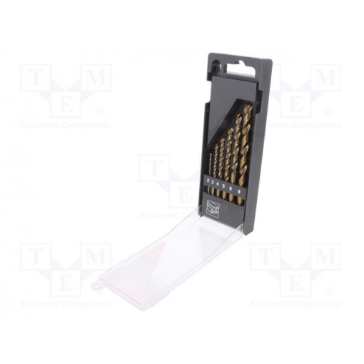 4511-SET-6; Drill set; Application: metal; Pcs: 6; Mat: HSS; for metal; BAHCO