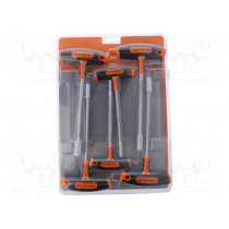 903T-3; Kit: screwdrivers; Pcs: 6; hex socket; Kind of handle: T; BAHCO