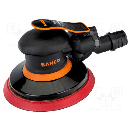 BP601; Palm orbital sander; pneumatic; 6.3bar; 255l/min; 80dBA; L: 195mm; BAHCO BP601; Palm orbital sander; pneumatic; 6.3bar; 255l/min; 80dBA; L: 195mm; BAHCO