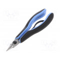 RX 7590; Pliers; round,precision; ESD; B: 19.5mm; C: 10.4mm; D: 6mm; LINDSTROM