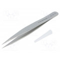 TL 00-SA-SL; Tweezers; 120mm; Blades: straight; Blade tip shape: sharp; LINDSTROM