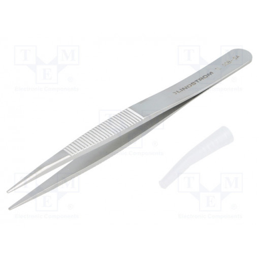 TL 00B-SA; Tweezers; 120mm; for precision works; Blades: straight; LINDSTROM