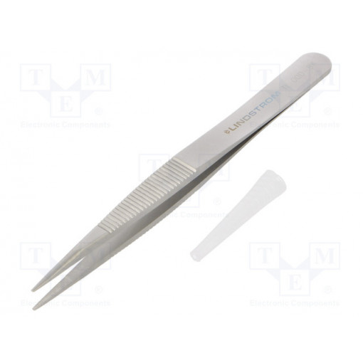 TL 00D-SA; Tweezers; 120mm; for precision works; Blades: straight; LINDSTROM