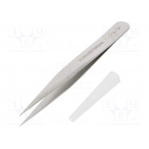 TL 0C9-SA; Tweezers; 90mm; for precision works; Blades: straight; LINDSTROM