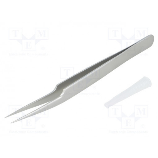 TL 5A-SA-SL; Tweezers; 115mm; Blades: curved,narrowed; Blade tip shape: sharp; LINDSTROM