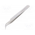 TL 7A-SA; Tweezers; 115mm; for precision works; Blades: curved; LINDSTROM