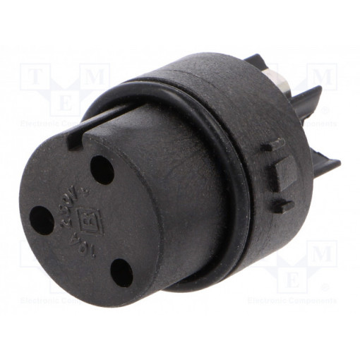 SA3229; Connector: circular; female; PIN: 3; 10A; 250V; 1mm2; BULGIN