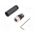 1803880000 SAIB-M8-4P; Connector: M8; female; PIN: 4; straight; for cable; plug; 4A; IP67; WEIDMÜLLER