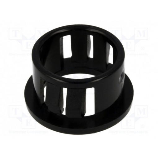 SB-16; Grommet; Ømount.hole: 15.9mm; Øhole: 12.7mm; black; KSS WIRING