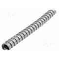 166-30110; Protective tube; ØBraid : 6.8÷9,nom.10mm; zinc-plated steel; HELLERMANNTYTON