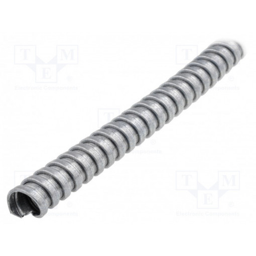 166-30110; Protective tube; ØBraid : 6.8÷9,nom.10mm; zinc-plated steel; HELLERMANNTYTON