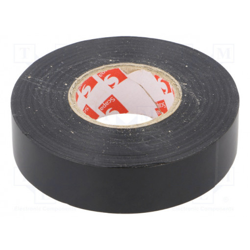 SCAPA-2705-19X20; Tape: electrical insulating; W: 19mm; L: 20m; Thk: 0.18mm; black; SCAPA