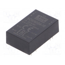 SCWN03A-15; Converter: DC/DC; 3W; Uin: 9÷18V; 15VDC; Iout: 200mA; DIP24; 12.5g; MEAN WELL