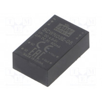 SCWN03E-05; Converter: DC/DC; 3W; Uin: 4.5÷9V; 5VDC; Iout: 600mA; DIP24; 12.5g; MEAN WELL